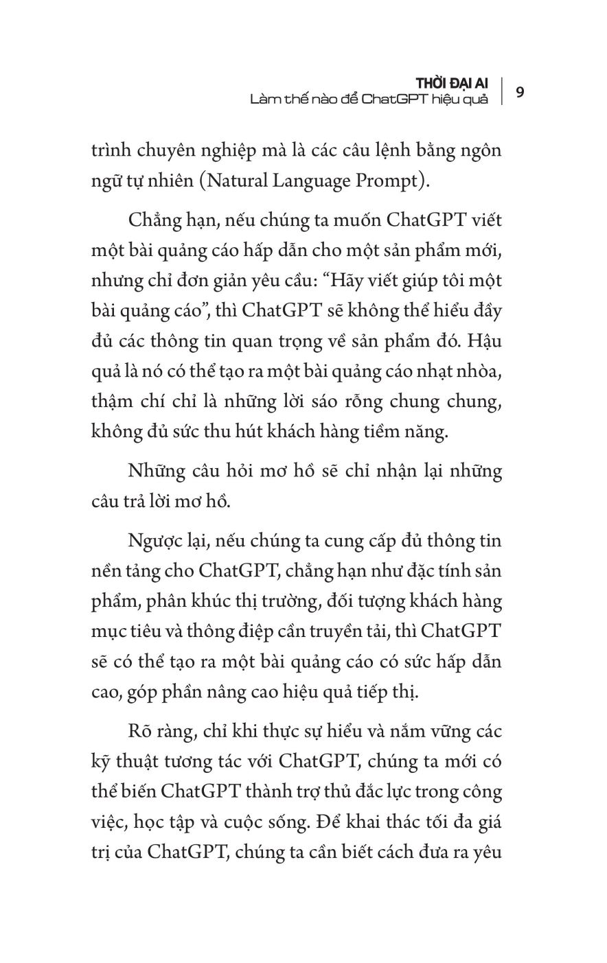 THỜI ĐẠI AI - LÀM THẾ NÀO ĐỂ CHATGPT HIỆU QUẢ